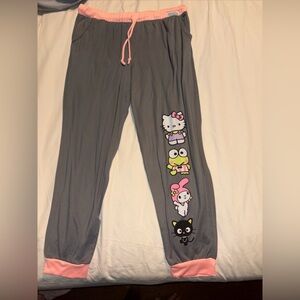 Hello Kitty And Friends By Sanrio Loungewear Joggers Sleepwear Women's L (12-14)